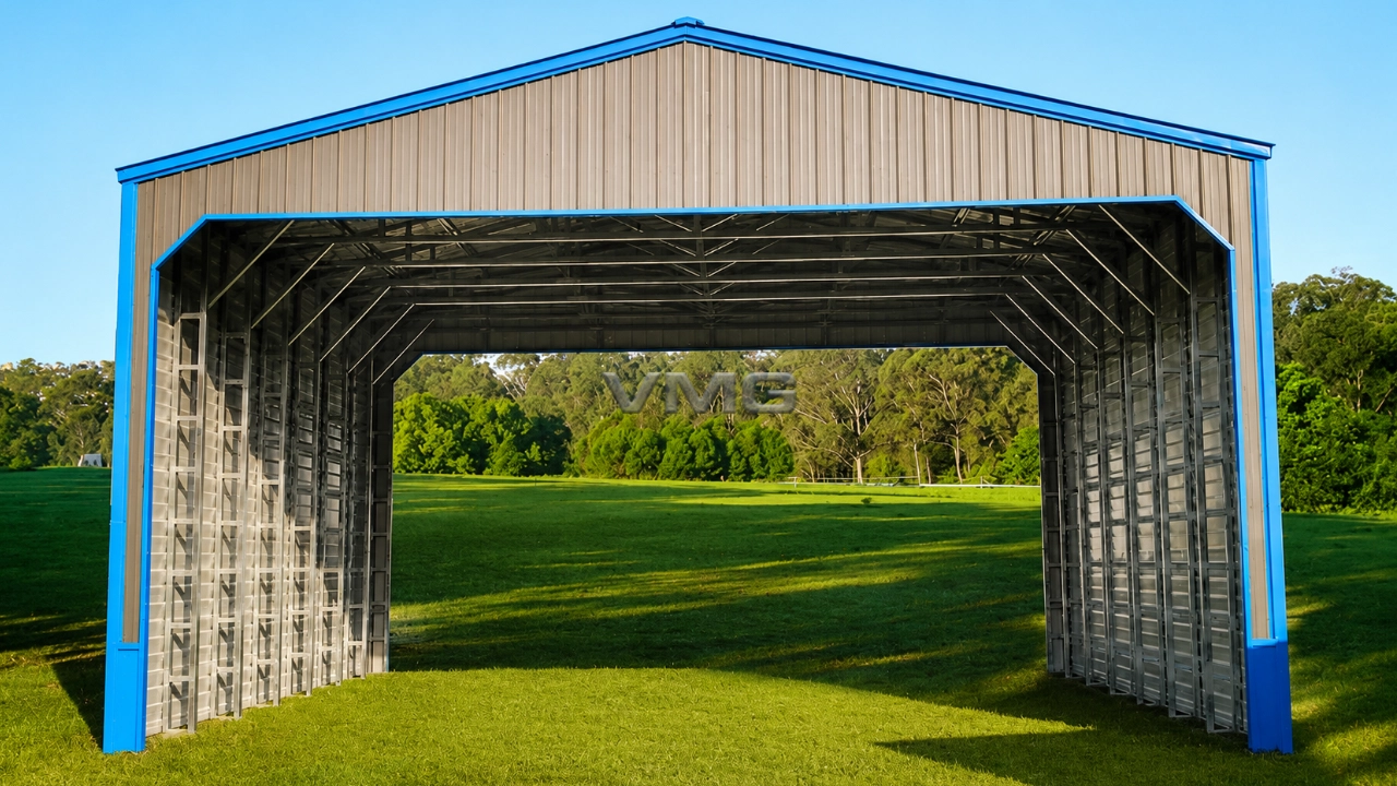 32x28x16 Vertical Roof Metal Carport