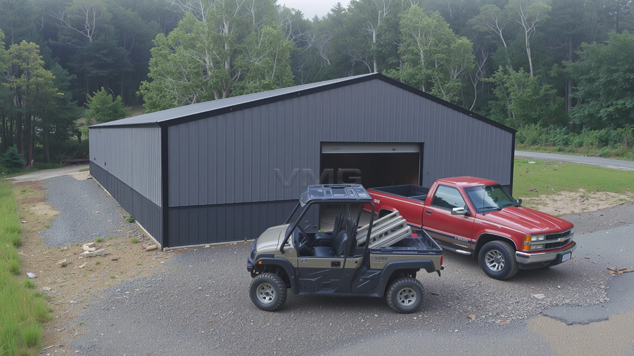 40x72x10 Clear Span Metal Building