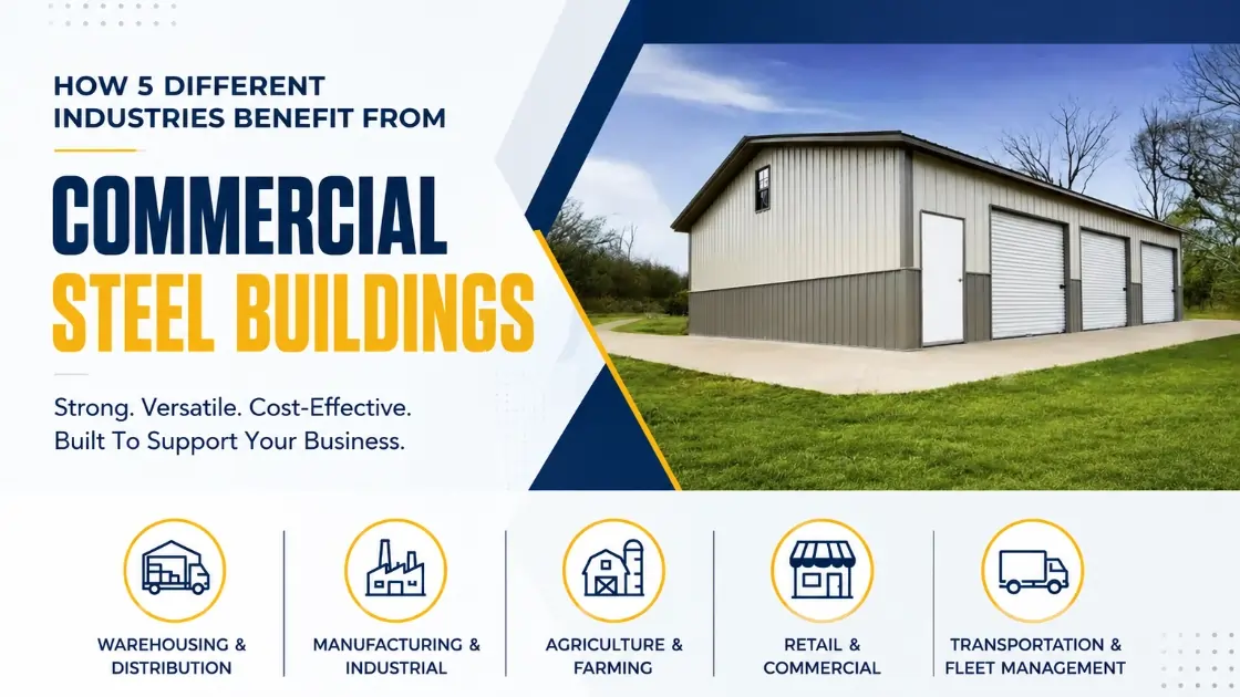 Commercial Steel Building Applications: 5 Industries That Benefit Most