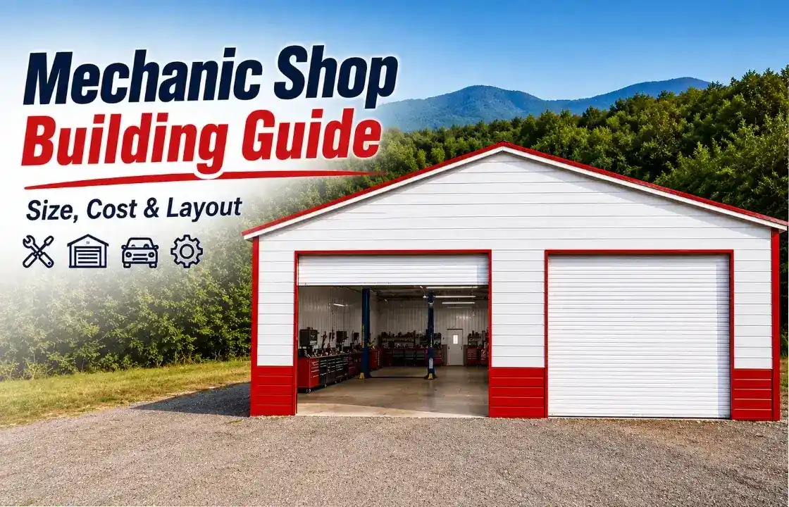 Mechanic Shop Building: Size, Cost & Layout Guide (2026)