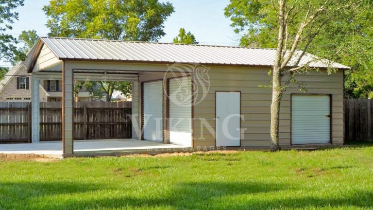 20x35x9 Custom Utility Metal Garage