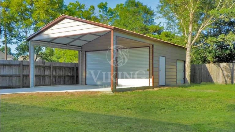 20x35x9 Custom Utility Metal Garage