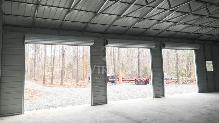 30’x61’x12′ Three Car Metal Garage