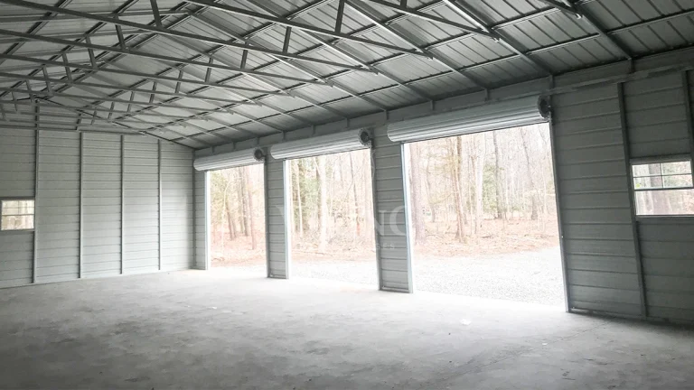 30’x61’x12′ Three Car Metal Garage