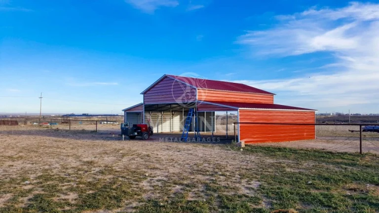 48x30x12 Agricultural Metal Barn Building