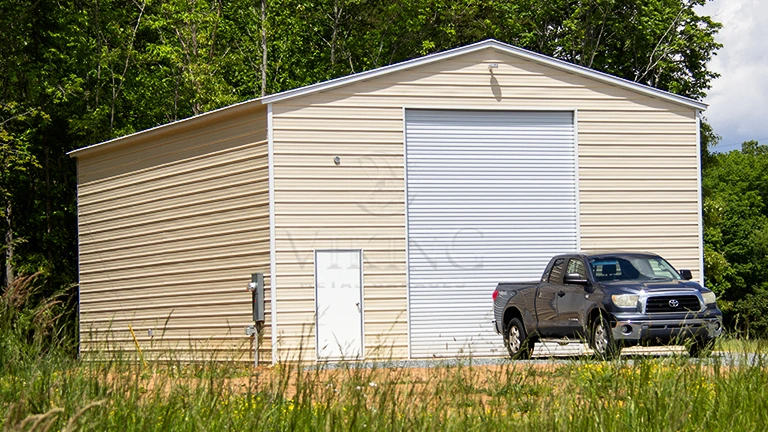 30’X30’X16′ Vertical Metal Garage