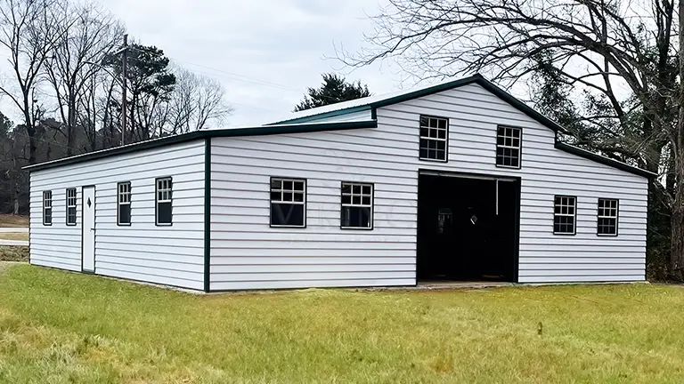 39'x35'x13' Agricultural Barn Front View